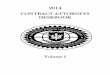 Contract Attorneys Deskbook, 2014, Volume I - Library of Congress
