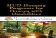 HUD housing programs for persons with disabilities