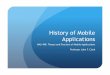 History of Mobile Applications - University of Kentucky