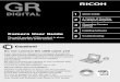 GR DIGITAL Camera User Guide - Home | Ricoh Global