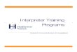 Interpreter Training Programs - .: HJ:. About HJ