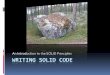Writing Solid code - Welcome to