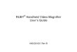 RUBY Handheld Video Magnifier Userâ€™s Guide
