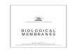 BIOLOGICAL MEMBRANES - Biochemical Society