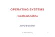 OPERATING SYSTEMS SCHEDULING - Worcester Polytechnic Institute (WPI)