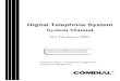 Digital Telephone System System Manual - PDF