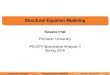 Structural Equation Modeling - Kosuke Imai's Homepage