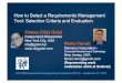 How to Select a Requirements Management Tool: Selection Criteria