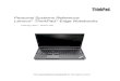 Personal Systems Reference Lenovo ThinkPad Edge Notebooks
