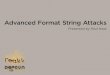 Advanced Format String Attacks - DEF CON® Hacking Conference