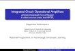 Integrated Circuit Operational Ampliï¬ers