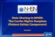 Data Sharing in NHSN: The Confer Rights Template