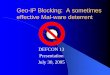 Geo-IP Blocking A Sometimes Effective MalWare Deterrent