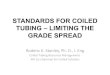 STANDARDS FOR COILED TUBING â€“ LIMITING THE GRADE SPREAD - CTRM Home