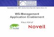 WS-Management Application Enablement