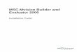 MSC.Mvision Builder and Evaluator 2006 - MSC Software Corporation