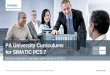 PA University Curriculums for SIMATIC PCS 7...Unrestricted for Educational and R&D Facilities. © Siemens AG 2015. All Rights Reserved. Page 7 Version 09/2015 PCS7_HS_Training_Curriculums_P01-P02_R1304_en