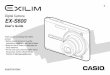 Digital Camera EX-S600 - world.casio.com - CASIO