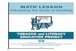 MATH LESSON - The Tobacco and Literacy Education Project