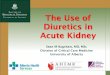 The Use of Diuretics in Acute Kidney - Critical Care Canada Forum