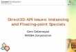 Direct3D API Issues: Instancing and Floating-point Specials