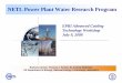 NETL Power Plant Water Research Program