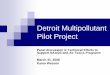 Detroit Multipollutant Pilot Project