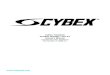 Cybex Treadmill Product Number Ownerâ€™s Manual Cardiovascular Systems