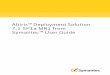 Altiris Deployment Solution 7.1 SP1a MR1 from Symantec User Guide