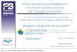 Mesa: Bioeconomía patagónica y vinculación público-privada, … · 2017. 1. 9. · º . Gonzalo Bravo . Mesa: Bioeconomía patagónica y vinculación público-privada, Eje: Energías