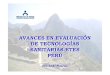 AVANCES EN EVALUACIÓN DE TECNOLOGÍAS SANITARIAS-ETES PERÚ · 2017. 5. 5. · Experiencias en Telesalud • Proyecto EHAS-Perú. ... y desarrollo de la telemedicina, entre ... ETES