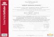 9315896-BUP-GRUP BARCELONESA - INGLES · 2021. 1. 15. · GRUP BARCELONESA CL CROM 14 POL. IND. FAMADES- 08940- CORNELLA DE LLOBREGAT- BARCELONA-ESPAÑA Bureau Veritas Certification