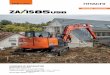 ZAXIS-6 series · 2020. 12. 16. · extends the excavator’s reach. One of the largest models in the Hitachi compact excavator range, the ZX85USB-6 is equipped with a powerful 42.4