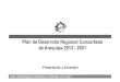 Plan de Desarrollo Regional Concertado de Arequipa 2012 -2021 · 2020. 9. 29. · EJES ESTARTEGICOS del PDRC. VISION La Región Arequipa al 2021, es unterritorio articulado social