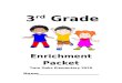 Weebly · Web view3rd Grade Enrichment Packet Twin Oaks Elementary 2020 Name_____ Math Enrichment Answer the following questions by shading in the correct response. Show your work