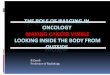 THE ROLE OF IMAGING IN ONCOLOGY MAKING CANCER VISIBLE … · 2014. 1. 31. · THE ROLE AND THE SKILLS OF THE RADIOLOGIST The radiologist is likely to be the First Person to Detect