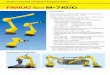FANUC Robot M-710iCE)-11.pdf · 2020. 7. 24. · FANUC Robot M-710+C is a medium payload handling robot series with the capacity of 12kg - 70kg . Eight models are available to meet