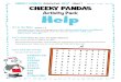 Cheeky Pandas Activity Sheet HELP - Thy Kingdom Come...CHEEKY PANDAS Activity Pack HELP - Sheet 2 Let’s Make! • Draw some huge eyes on the paper plate. Make them look as scary