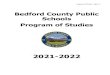 Bedford County Public Schools Program of Studies · PDF file 2021. 2. 11. · Bedford County Public Schools Mission and Vision Statements Mission: Empowering students for future success