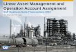 Linear Asset Management and Operation Account Assignment€¦ · Integrated asset management processes to collaborate across all related activities such as finance, HR, risk, and