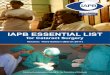 for Cataract Surgery - IAPB Valued Supplier Scheme...2017/03/03  · Extracapsular Cataract Extraction (ECCE), also the additional pieces required for Manual Small Incision Cataract