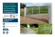 Farm Gates & Fencing · 2021. 8. 10. · farm. The tapered top rail is designed to reduce the pressure on the hanging stile. Available in both right and left hand hanging. They can