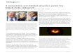 3 scientists win Nobel physics prize for black hole research · 2021. 8. 6. · 3 scientists win Nobel physics prize for black hole research 6 October 2020, by David Keyton, Seth