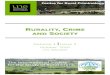 RURALITY RIME AND SOCIETY - cpb-ap-se2.wpmucdn.com...MESSAGE FROM DR KYLE MULROONEY DIRECTOR OF THE CENTRE FOR RURAL CRIMINOLOGY 3 RURALITY, CRIME AND SOCIETY VOLUME 1 ISSUE 2 Dear