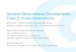 General Observational Developments Topic 3: In-situ …...General Observational Developments – Topic 3: In-situ observations WMO, CAS, THORPEX ICSC, DAOS Working Group Meeting 5,
