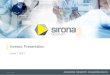 Sirona Biochem Investor Presentation 2021. 6. 1.¢  Sirona Biochem cautions you that statements included