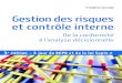 Frédéric Cordel Gestion des risques et contrôle interne · 2019. 7. 29. · Gestion des risques et contrôle interne Les organisations dites à « haute fiabilité » (HRO –