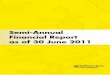 Semi-Annual Financial Report as of 30 June 2011...2011/08/25  · Financial Report as of 30 June 2011 Survey of key data RBI Semi-Annual Financial Report 2011 1 1 Calculated according