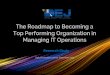 The Roadmap to Becoming a Top Performing Organization in 
