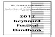 Keyboard Festival Handbook 2 - Baptist General Convention 